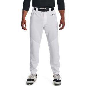 imageUnder Armour Mens Utility Baseball Straight Leg Pant Pipe 22100 White   Black