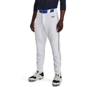 imageUnder Armour Mens Utility Baseball Straight Leg Pant Pipe 22102 White  Midnight Navy  Midnight Navy