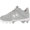 imageUnder Armour Boys Leadoff Low Junior Rubber Molded Baseball CleatBaseball Gray