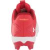 imageUnder Armour Boys Leadoff Low Junior Rubber Molded Baseball CleatRed