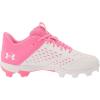 imageUnder Armour Boys Leadoff Low Junior Rubber Molded Baseball CleatWhite