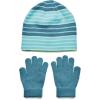 imageUnder Armour Girls Beanie Glove ComboSky Blue 914Blue Flannel