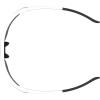 imageUnder Armour Mens Playmaker Wrap Sunglasses Matte WhiteBlack 72mm 10mm