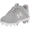 imageUnder Armour Boys Leadoff Low Junior Rubber Molded Baseball CleatBaseball Gray