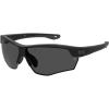 imageUnder Armour Boys Ua Yard Dual Jr Wrap SunglassesBlack GrayGray