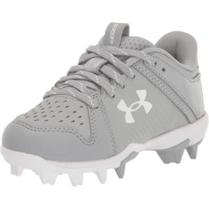 imageUnder Armour Boys Leadoff Low Junior Rubber Molded Baseball CleatBaseball Gray