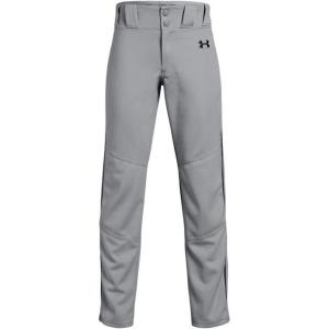 imageUnder Armour Boys Utility Relaxed Piped Baseball PantGray Midnight Navy Midnight Navy