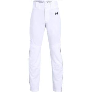 imageUnder Armour Boys Utility Relaxed Piped Baseball PantWhite Black Black
