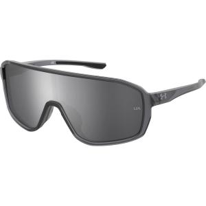 imageUnder Armour Mens GamedayG Shield SunglassesMatte Transparent Gray