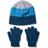 imageUnder Armour Boys Beanie Glove ComboGraphite Blue 581Mod Gray