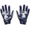 imageUnder Armour Boys F8 Football GlovesMidnight Navy 410Metallic Silver