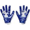 imageUnder Armour Boys F8 Football GlovesRoyal 400Metallic Silver