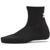 imageUnder Armour Kids Youth Training Cotton Quarter Socks 6 Pairs001 Black  Black  White