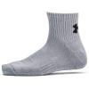 imageUnder Armour Kids Youth Training Cotton Quarter Socks 6 Pairs035 Steel  White  Black