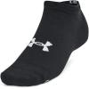 imageUnder Armour Unisex Adult Essential Low Socks 6 Pairs001 Black  Black  Castlerock