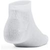 imageUnder Armour Unisex Adult Essential Low Socks 6 Pairs100 White  White  Halo Gray