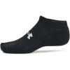 imageUnder Armour Unisex Adult Training Cotton No Show Socks 6 Pairs001 Black  Black  White