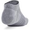 imageUnder Armour Unisex Adult Training Cotton No Show Socks 6 Pairs035 Steel  White  Black