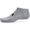 imageUnder Armour Unisex Adult Training Cotton No Show Socks 6 Pairs035 Steel  White  Black