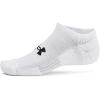 imageUnder Armour Unisex Adult Training Cotton No Show Socks 6 Pairs100 White  White  Black