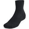 imageUnder Armour Unisex Adult Training Cotton Quarter Socks 3 Pairs001 Black  Black  White