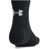 imageUnder Armour Unisex Adult Training Cotton Quarter Socks 3 Pairs001 Black  Black  White