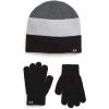 imageUnder Armour Boys Beanie ampamp Glove Combo 2 Piece Set Black1345414001Grey One Size