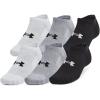 imageUnder Armour Unisex Adult Training Cotton No Show Socks 6 Pairs035 Steel  White  Black