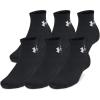 imageUnder Armour Unisex Adult Training Cotton Quarter Socks 3 Pairs002 Black  Black  White