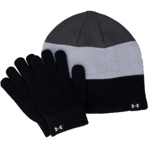 imageUnder Armour Boys Beanie Glove ComboBlack 001White