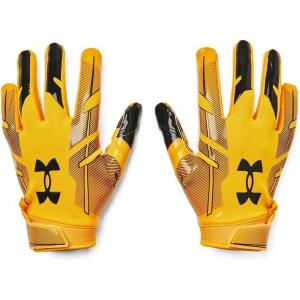 imageUnder Armour Boys F8 Football GlovesSteeltown Gold 750Black