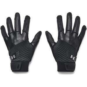 imageUnder Armour Mens Harper Baseball Gloves001 Black  Black  Metallic Silver