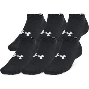 imageUnder Armour Unisex Adult Essential Low Socks 6 Pairs001 Black  Black  Castlerock