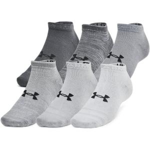 imageUnder Armour Unisex Adult Essential Low Socks 6 Pairs025 Castlerock  Castlerock  Anthracite