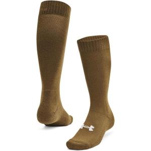 imageUnder Armour Unisex Adult Tactical Over the Calf Socks498 Coyote  Coyote  White