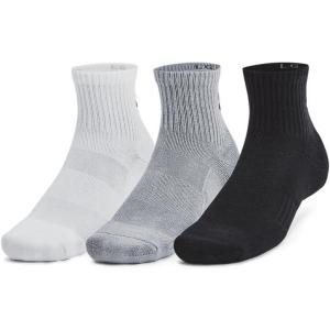 imageUnder Armour Unisex Adult Training Cotton Quarter Socks 3 Pairs035 Steel  White  Black