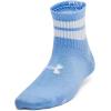 imageUnder Armour Kids Youth Essential Quarter Socks 6 Pairs465 Horizon Blue  Morph Green  White
