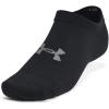 imageUnder Armour Unisex Adult Essential No Show Socks 6 Pairs001 Black  Black  Castlerock