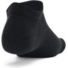 imageUnder Armour Unisex Adult Essential No Show Socks 6 Pairs002 Black  Black  Halo Gray