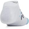 imageUnder Armour Unisex Adult Essential No Show Socks 6 Pairs102 White  White  Black
