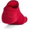 imageUnder Armour Unisex Adult Essential No Show Socks 6 Pairs600 Red  Red  Black
