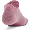 imageUnder Armour Unisex Adult Essential No Show Socks 6 Pairs697 Pink Elixir  Prime Pink  Pink Elixir