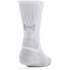 imageUnder Armour Unisex Adult Performance Tech Pro Crew Socks 3 Pairs100 White  White  Mod Gray
