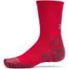 imageUnder Armour Unisex Adult Performance Tech Pro Crew Socks 3 Pairs600 Red  Castlerock  Castlerock