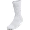 imageUnder Armour Unisex Adult Training Cotton Crew Socks 3 Pairs100 White  White  Black