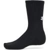 imageUnder Armour Unisex Adult Training Cotton Crew Socks 6 Pairs001 Black  Black  White
