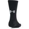 imageUnder Armour Unisex Adult Training Cotton Crew Socks 6 Pairs001 Black  Black  White