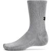 imageUnder Armour Unisex Adult Training Cotton Crew Socks 6 Pairs035 Steel  White  Black