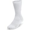 imageUnder Armour Unisex Adult Training Cotton Crew Socks 6 Pairs100 White  White  Black