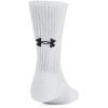 imageUnder Armour Unisex Adult Training Cotton Crew Socks 6 Pairs100 White  White  Black